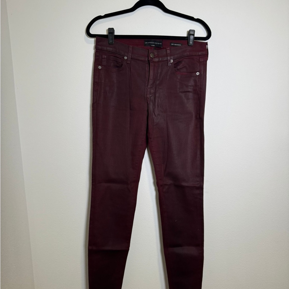 Burgundy Skinny Jeans